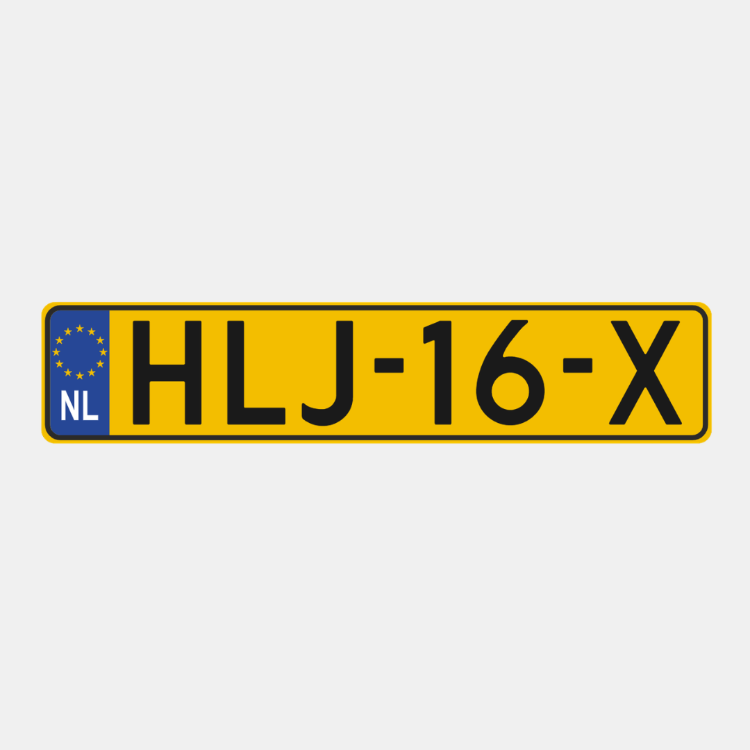 Kentekenplaat sticker eigen tekst: zo maak je het zelf