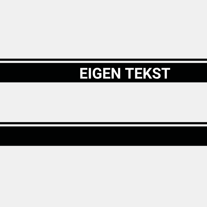 Racing Stripes | Ohio | Met eigen tekst! | Set van 2 strips