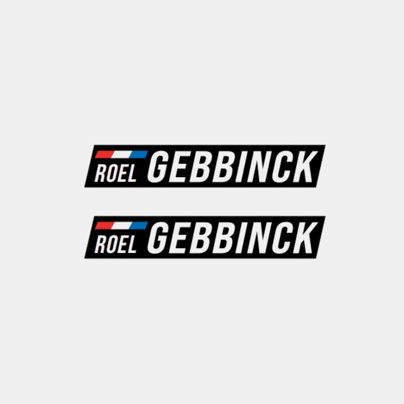 Naam & vlag sticker 'Mayrhofen' ski | Set van 2