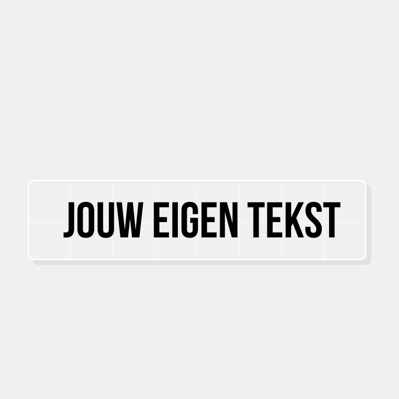 Tekst sticker scooter